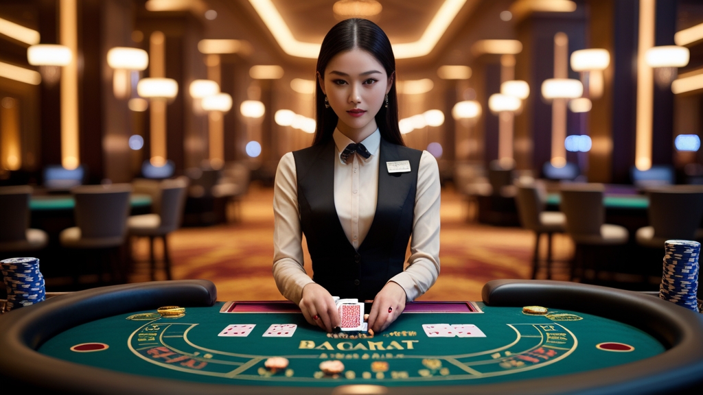 Sòng bài 99OK dealer xinh đẹp baccarat